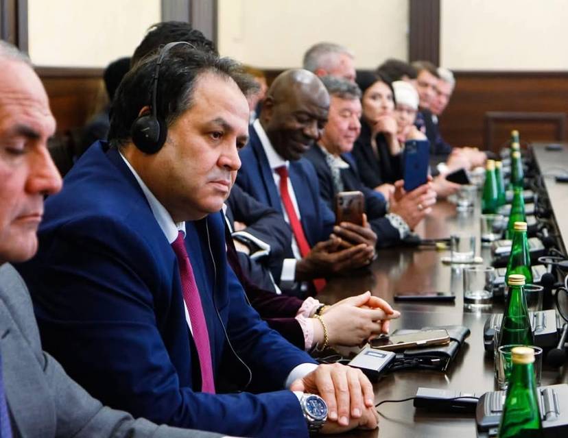 M. le Chargé d'affaires Ahmed Ouail a pris part, le 28 mai courant, aux côtés des ambassadeurs africains accrédités en Ukraine